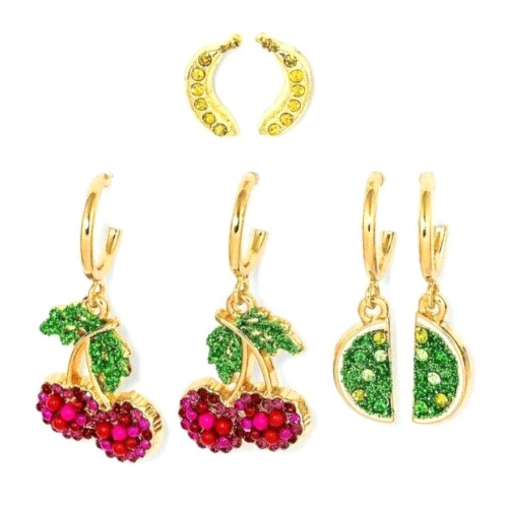 Sugar Fix Sweet And Sour A Little Food For Thought Earring Set  Nickel Free